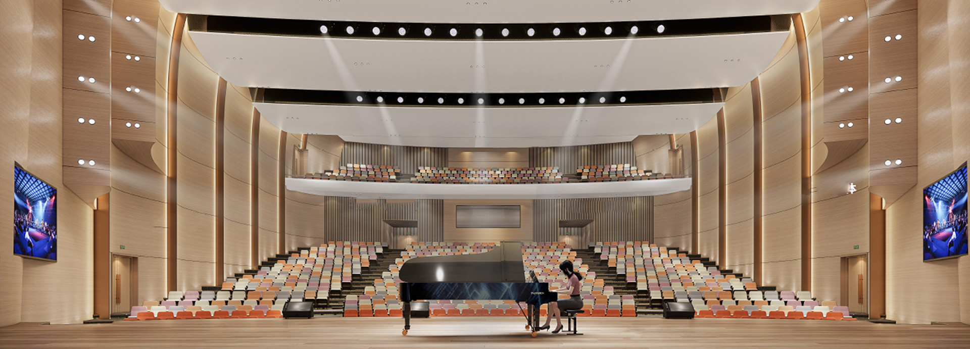 廣東惠州京師薈成學校禮堂聲學設計工程