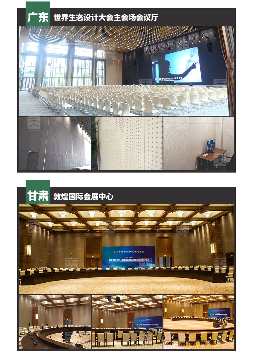 木質微孔吸音板工程案例