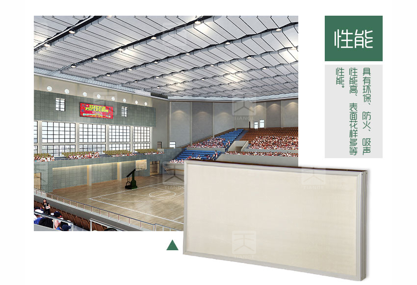 體育館空間吸聲體性能