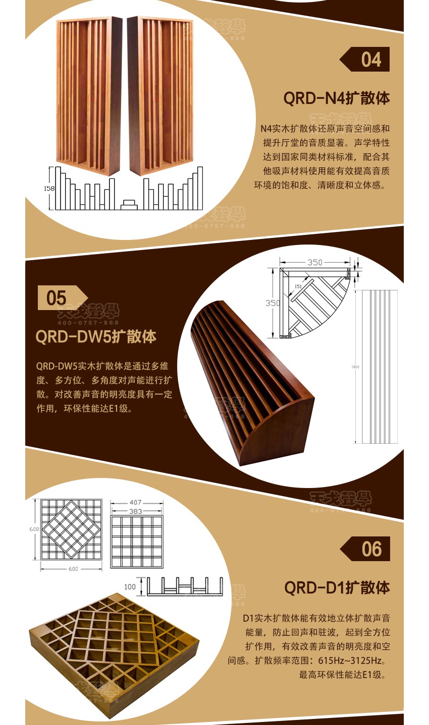 QRD擴散體產品類別-2