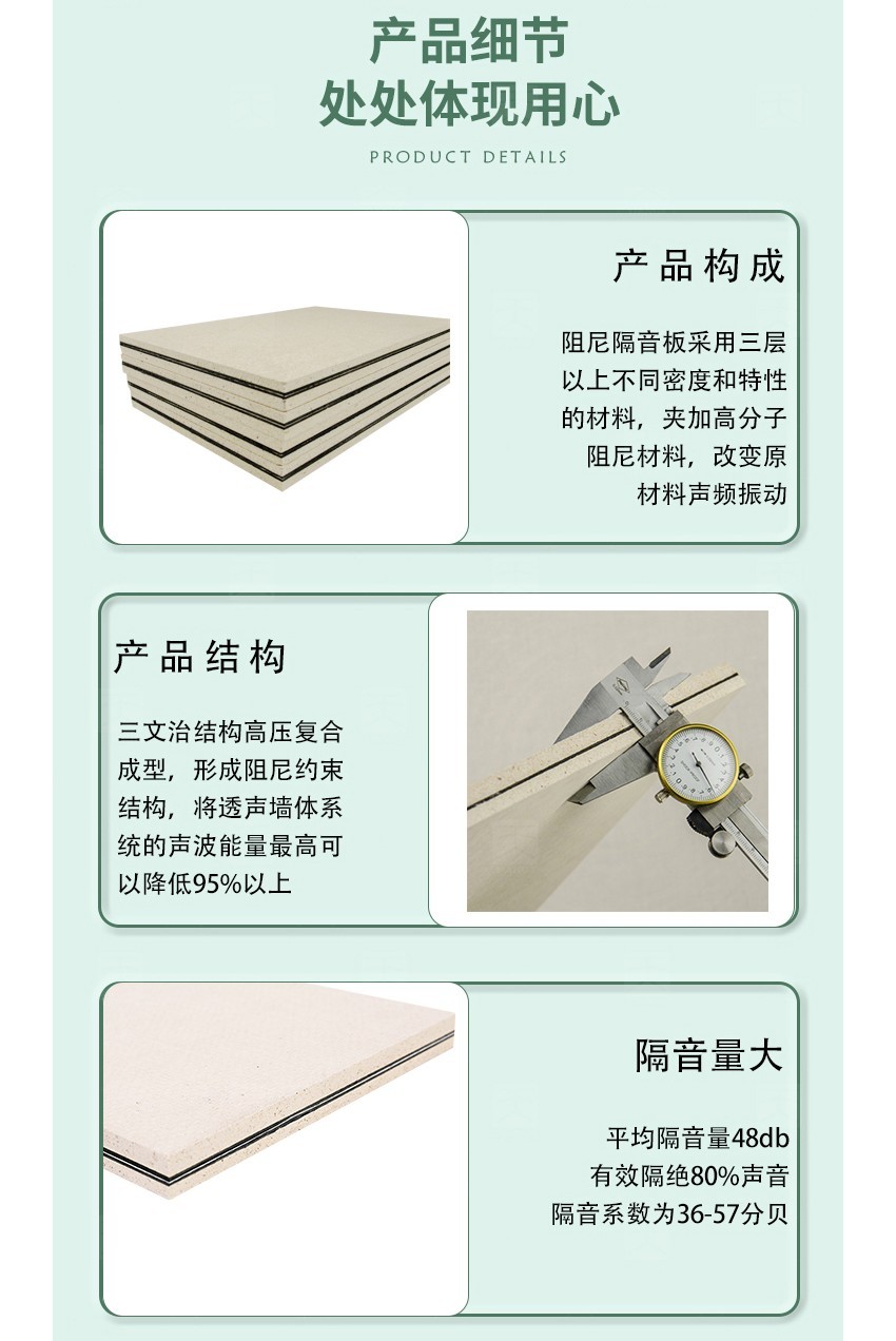 隔音板產品細節