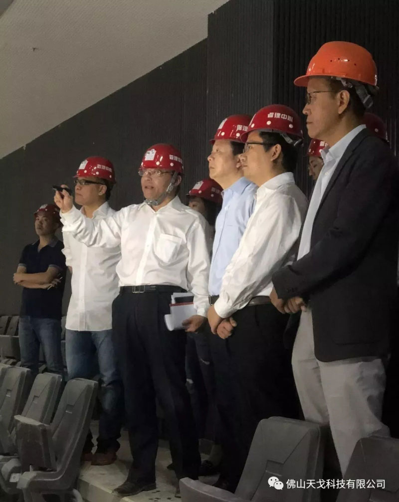 佛山市市長朱偉到訪佛山國際體育文化演藝館 佛山市市長朱偉到訪佛山國際體育文化演藝館